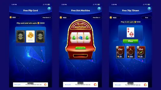 Android Multi Vegas Game, Spin Wheel, Slot Machine, Scratch Card, Flip Card | AdMob, Facebook ads