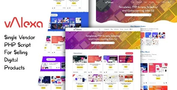 Valexa PHP Script For Selling Digital Products And Digital Downloads 4.2.5