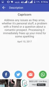 Horoscope with Material Design