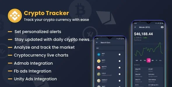 Crypto Currency Tracker : Market analysis tool Android App Source Code