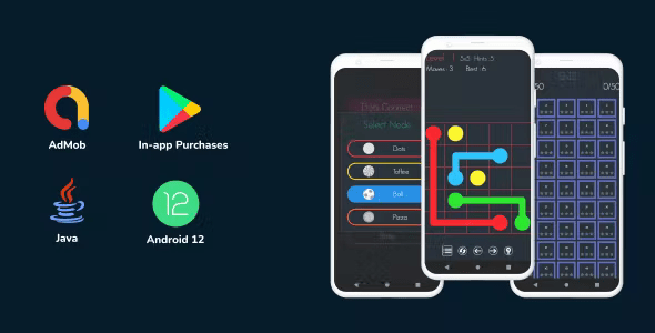 Dots Connect - Android Source Code (AdMob + In-app Purchases)