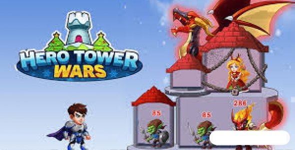 Hero Tower Wars - Mergle Puzzle
