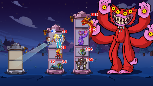 Hero Tower Wars - Mergle Puzzle