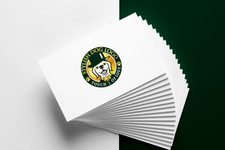 Stylish Cool Dog Logo Design