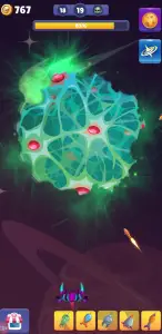 Idle Space Destroyer – Planet Bomber Hyper Casual game