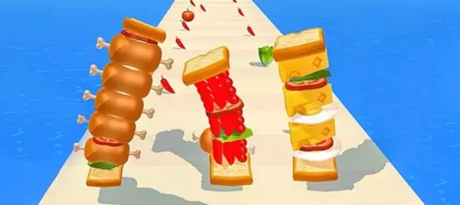 Sandwich Stack Rush 3D – New Top Trending Game