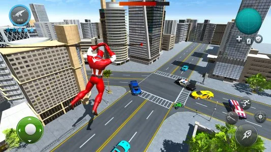 Spider Games Flying Super Hero