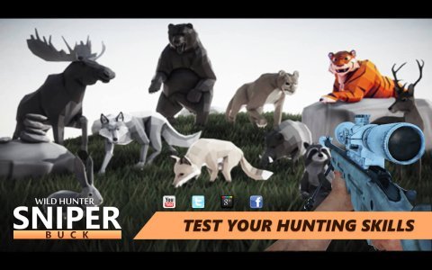 Wild Hunter Sniper Buck Unity 3D