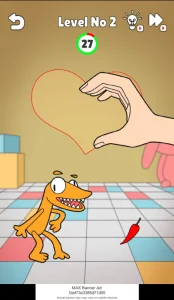 Finger Heart: Monster Refill -120+ Levels – Puzzle Casual Trending Game