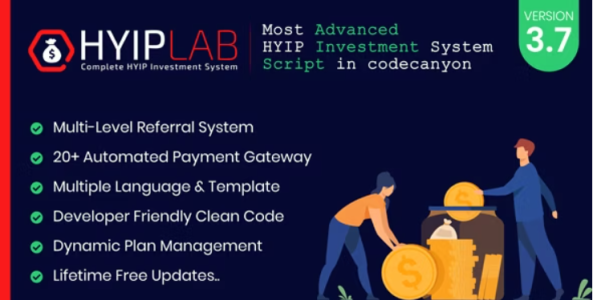 HYIPLAB v3.6 - Complete HYIP Investment System