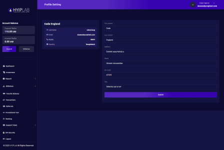 METROHYIP - Premium Theme For HYIPLab