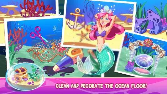 Mermaid Princess Underwater Games