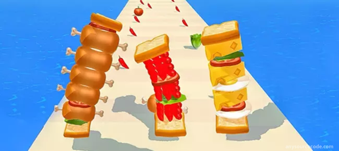 Sandwich Stack Rush 3D – New Top Trending Game