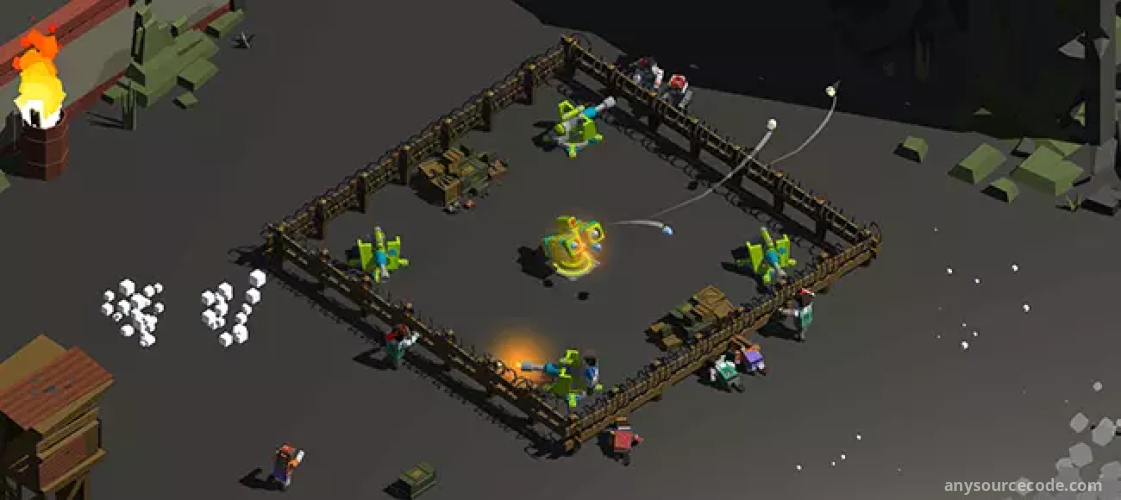 Idle Defense Zombie Unity Source Code