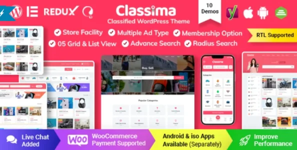 Classima – Classified Ads WordPress Theme 2.2.9