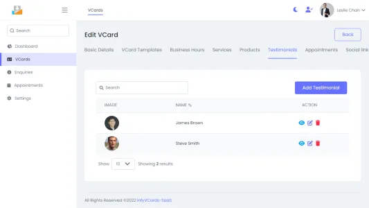 VCard SaaS - Digital Business Card Builder SaaS - Laravel VCard Saas