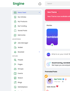 Sngine - The Ultimate PHP Social Network Platform