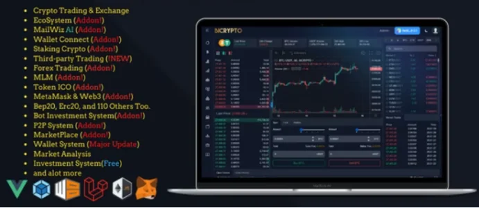 Bicrypto - Crypto Trading Platform, Exchanges, KYC, Charting Library, Wallets, Binary Trading, News