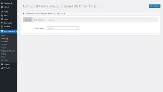 Additional Discount Based On Order WooCommerce