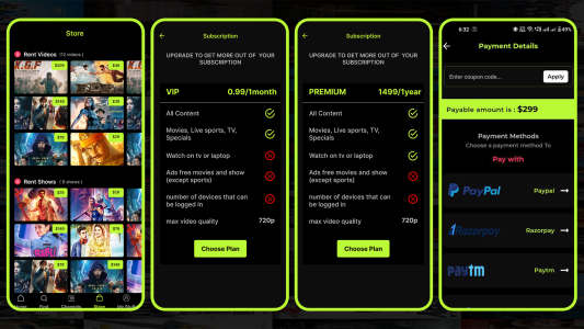 DTLive v1.5 - Flutter App (Android - iOS - Website ) Movies - TV Series - Live TV - OTT - Admin Panel
