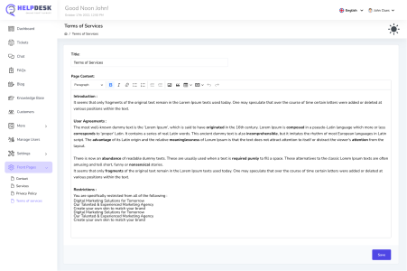 HelpDesk v3.2 - Online Ticketing System with Website - ticket support and management