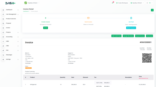 WorkDo Dash SaaS - ERP with Multi-Workspace v2.4