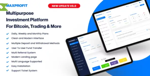 Max Profit - Online Multipurpose Investment Platform v6.2