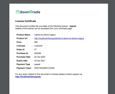 DownGrade - Single Vendor Digital Marketplace With Subscription v5.6