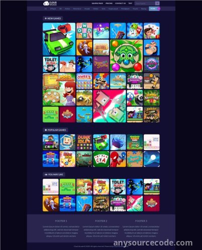 CloudArcade - HTML5 / Web Game Portal CMS