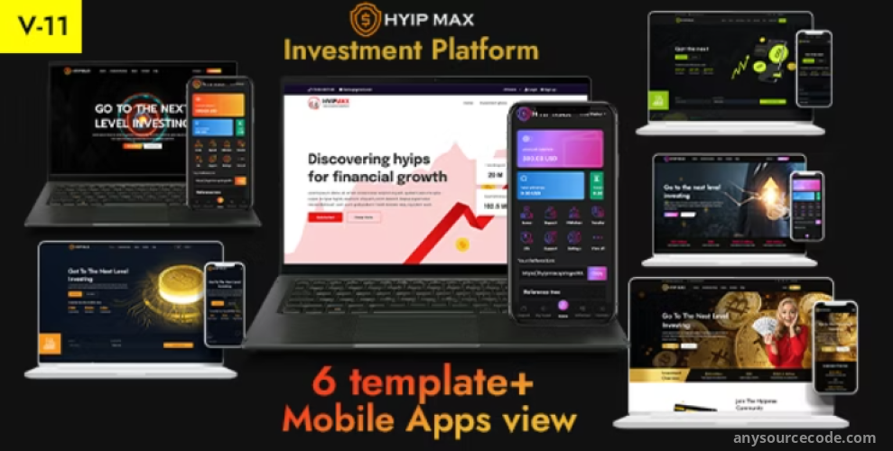 HYIP MAX v10.0 - high yield investment platform