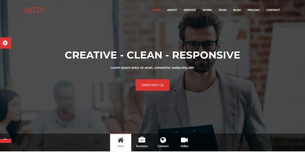 Ratio - Digital Agency Website Template