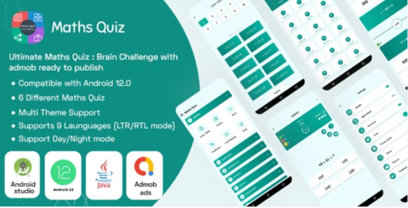 Ultimate Maths Quiz : Brain Challenge with admob ready to publish