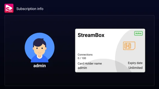 StreamBox - IPTV Player (Android Mobile, Tablets, TV, BOX, Chromebook) v2.3