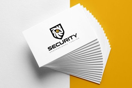 Lion Eye Shield Security Logo Design