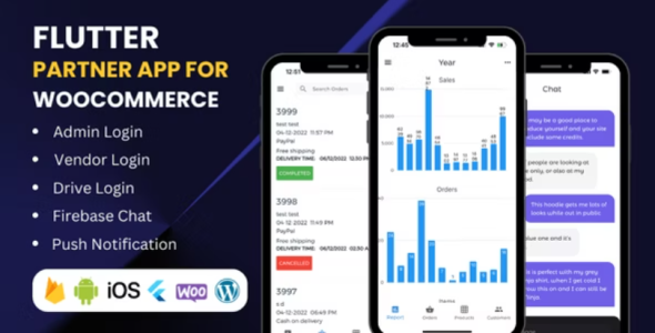 Flutter app for WooCommerce v3.13 admin, vendors and delivery boys