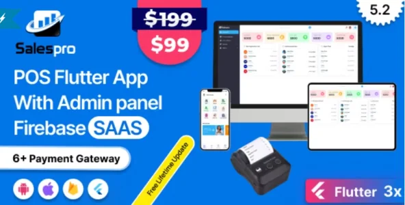 SalesPro Saas - Flutter POS Inventory Full App+Admin panel With Firebase v5.2