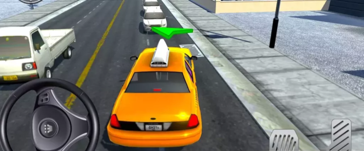 Modern Taxi Driver Simulator Game Unity Source Code