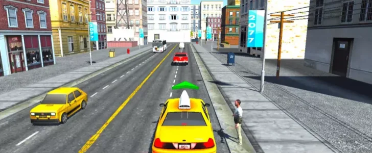 Modern Taxi Driver Simulator Game Unity Source Code