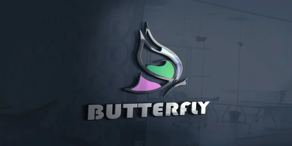 Butterfly Logo Design Template