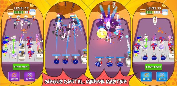 Amazing Digital Circus Merge Vs Skibidi Squad