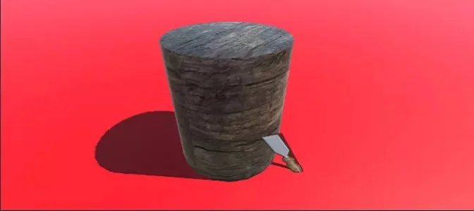 Wood Cutting and Painting Hyper Casual Game Template