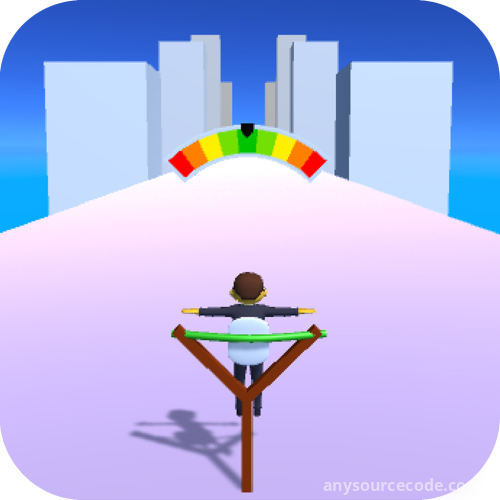 Flying man 3D
