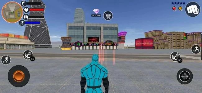 Miami Rope Hero Spider Game