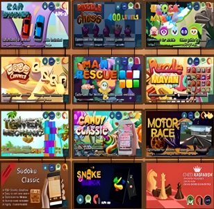 Bundle Of 20 Games (Admob + GDPR + Android Studio)