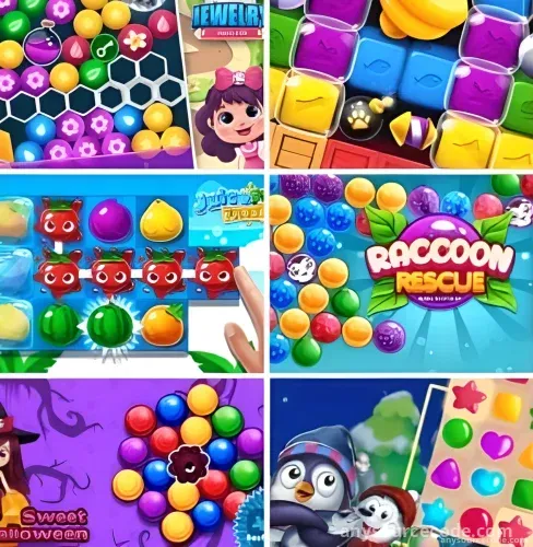 10-in-1 Gem-Swap Unity Games Collection