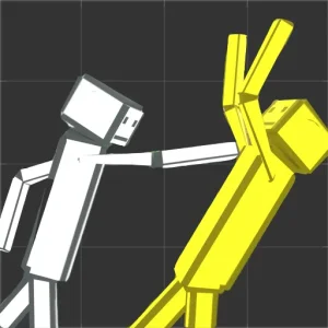 People stick battle playground