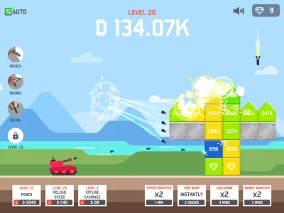 Idle Tank vs Blocks