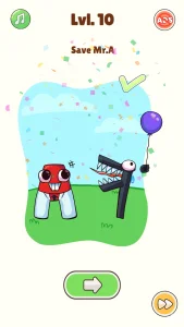 Alphabet Delete One Part