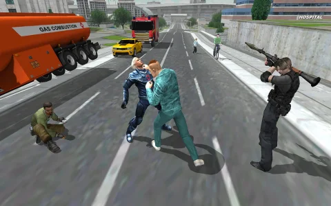 Marvelous Flying Super Hero 3D