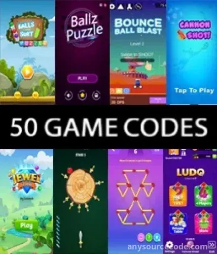 50 Premium Game Source Codes